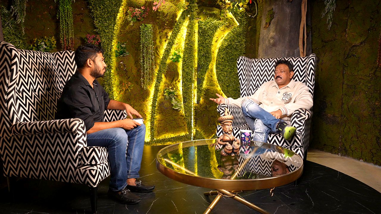On set for a founder conversation